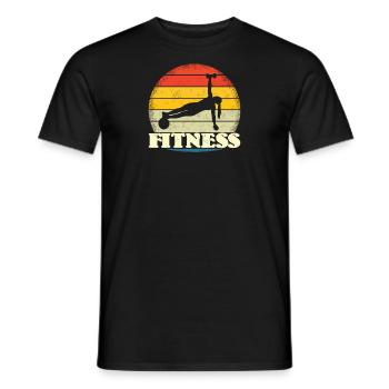 Fitnesszubehör für Sportler - Männer T-Shirt - Schwarz - Vorne - AI Model Male 178 light (178cm)