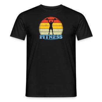 Fitnesszubehör für Sportler - Männer T-Shirt - Schwarz - Vorne - AI Model Male 178 light (178cm)