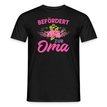 Grossmutter Oma Omas Geschenk - Männer T-Shirt - Schwarz - Vorne - AI Model Male 178 light (178cm)