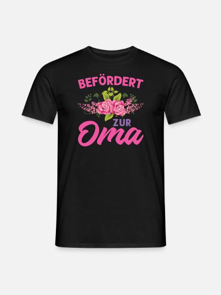 Grossmutter Oma Omas Geschenk - Männer T-Shirt - Schwarz