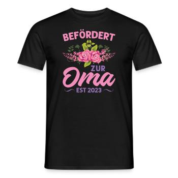 Grossmutter Oma Omas Geschenk - Männer T-Shirt - Schwarz - Vorne - AI Model Male 178 light (178cm)