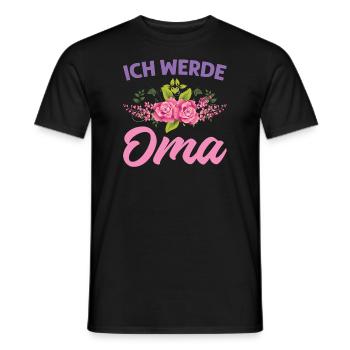 Grossmutter Oma Omas Geschenk - Männer T-Shirt - Schwarz - Vorne - AI Model Male 178 light (178cm)
