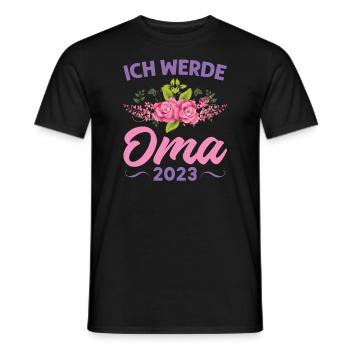 Grossmutter Oma Omas Geschenk - Männer T-Shirt - Schwarz - Vorne - AI Model Male 178 light (178cm)