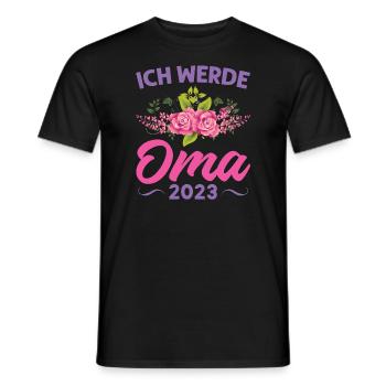 Grossmutter Oma Omas Geschenk - Männer T-Shirt - Schwarz - Vorne - AI Model Male 178 light (178cm)