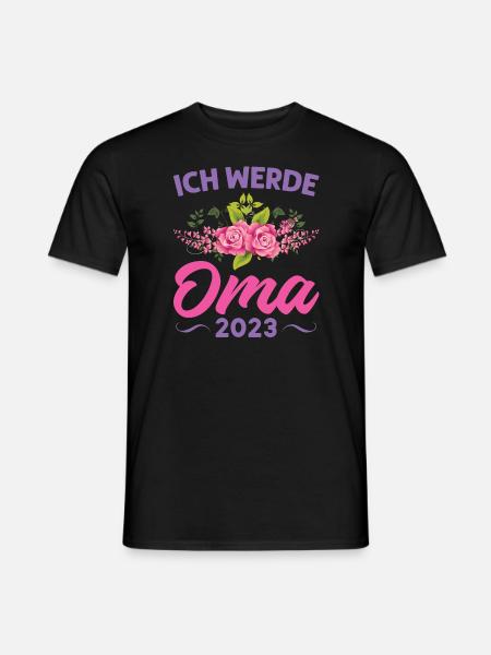 Grossmutter Oma Omas Geschenk - Männer T-Shirt - Schwarz