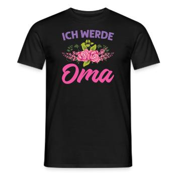 Grossmutter Oma Omas Geschenk - Männer T-Shirt - Schwarz - Vorne - AI Model Male 178 light (178cm)