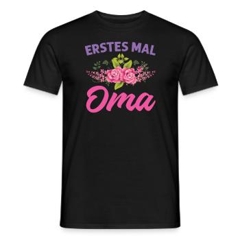 Grossmutter Oma Omas Geschenk - Männer T-Shirt - Schwarz - Vorne - AI Model Male 178 light (178cm)