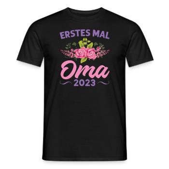 Grossmutter Oma Omas Geschenk - Männer T-Shirt - Schwarz - Vorne - AI Model Male 178 light (178cm)