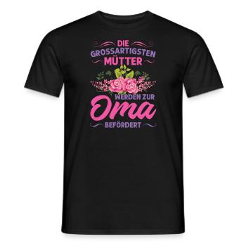 Grossmutter Oma Omas Geschenk - Männer T-Shirt - Schwarz - Vorne - AI Model Male 178 light (178cm)