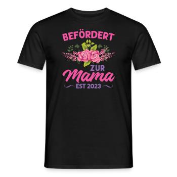 Mutter Mama Tochter Geschenk - Männer T-Shirt - Schwarz - Vorne - AI Model Male 178 light (178cm)