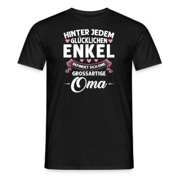 Grossmutter Oma Omas Geschenk - Männer T-Shirt - Schwarz - Vorne - AI Model Male 178 light (178cm)