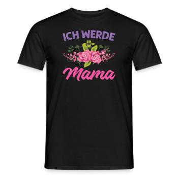 Mutter Mama Tochter Geschenk - Männer T-Shirt - Schwarz - Vorne - AI Model Male 178 light (178cm)