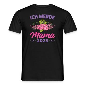 Mutter Mama Tochter Geschenk - Männer T-Shirt - Schwarz - Vorne - AI Model Male 178 light (178cm)