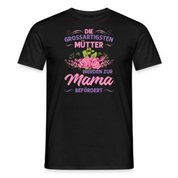 Mutter Mama Tochter Geschenk - Männer T-Shirt - Schwarz - Vorne - AI Model Male 178 light (178cm)