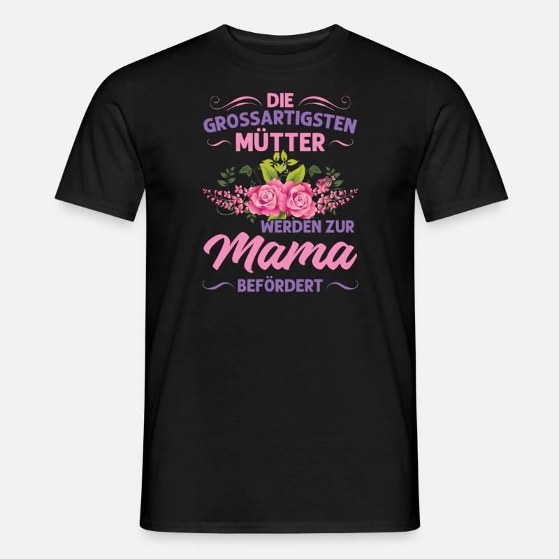 Mutter Mama Tochter Geschenk - Männer T-Shirt - Schwarz