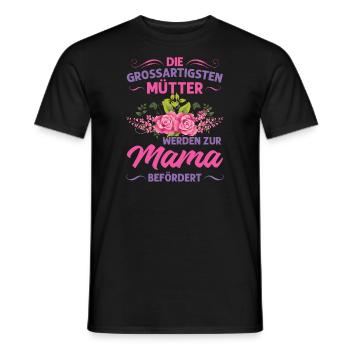 Mutter Mama Tochter Geschenk - Männer T-Shirt - Schwarz - Vorne - AI Model Male 178 light (178cm)