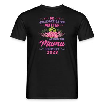 Mutter Mama Tochter Geschenk - Männer T-Shirt - Schwarz - Vorne - AI Model Male 178 light (178cm)