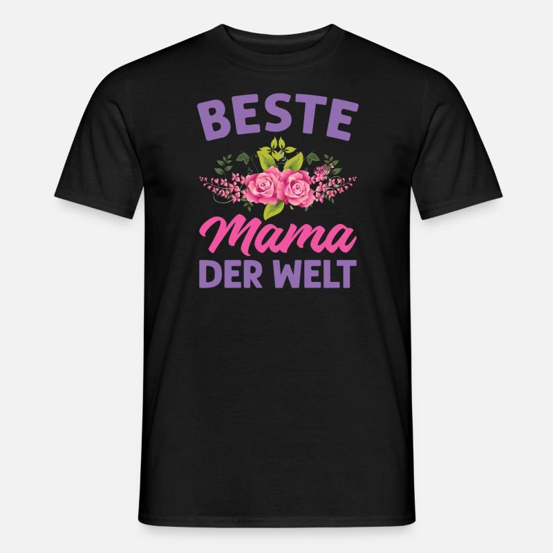 Mutter Mama Tochter Geschenk - Männer T-Shirt - Schwarz