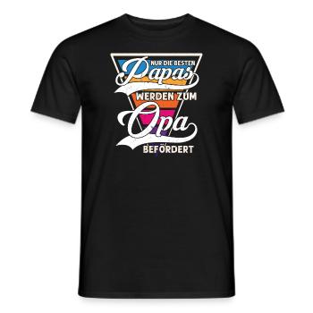 Grossvater opa Opas Geschenk - Männer T-Shirt - Schwarz - Vorne - AI Model Male 178 light (178cm)