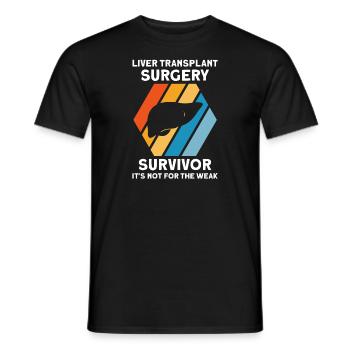 Lebertransplantation Chirurgie Lebertransplantatio - Männer T-Shirt - Schwarz - Vorne - AI Model Male 178 light (178cm)
