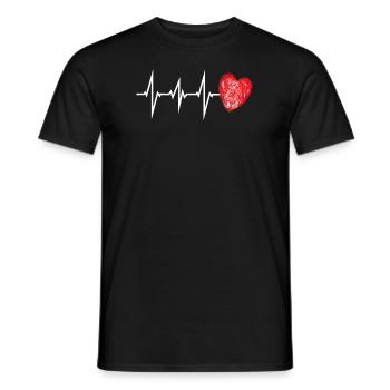 Accessoires pour chiens Rottweiler Propriétaires de chiens - T-shirt homme - noir - Devant - AI Model Male 178 light (178cm)