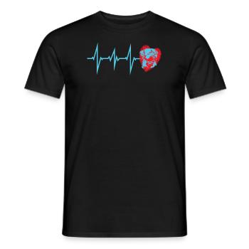 Accessoires pour chiens Rottweiler Propriétaires de chiens - T-shirt homme - noir - Devant - AI Model Male 178 light (178cm)