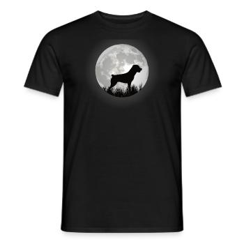 Accessoires pour chiens Rottweiler Propriétaires de chiens - T-shirt homme - noir - Devant - AI Model Male 178 light (178cm)