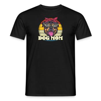 Accessoires pour chiens Rottweiler Propriétaires de chiens - T-shirt homme - noir - Devant - AI Model Male 178 light (178cm)