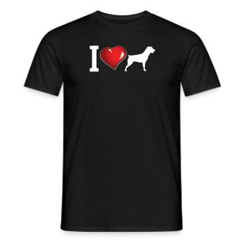 Accessoires pour chiens Rottweiler Propriétaires de chiens - T-shirt homme - noir - Devant - AI Model Male 178 light (178cm)