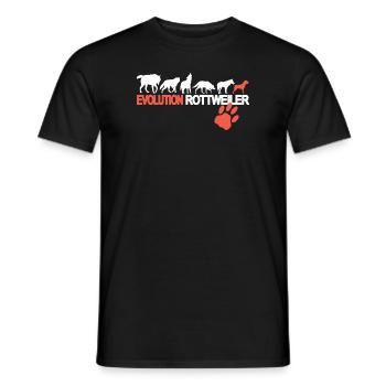 Accessoires pour chiens Rottweiler Propriétaires de chiens - T-shirt homme - noir - Devant - AI Model Male 178 light (178cm)