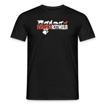 Accessoires pour chiens Rottweiler Propriétaires de chiens - T-shirt homme - noir - Devant - AI Model Male 178 light (178cm)