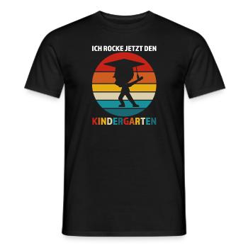 Kindergarten Anfang Kindergartenkind Geschenk - Männer T-Shirt - Schwarz - Vorne - AI Model Male 178 light (178cm)