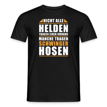 Manche tragen Schwingerhosen - Männer T-Shirt - Schwarz - Vorne - AI Model Male 178 light (178cm)