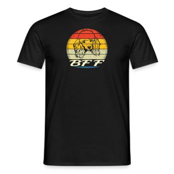 Accessoires pour chiens Caniche Propriétaires de chiens - T-shirt homme - noir - Devant - AI Model Male 178 light (178cm)