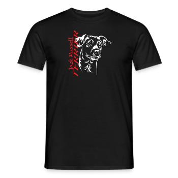 Accessoires pour chiens Terrier Propriétaires de chiens - T-shirt homme - noir - Devant - AI Model Male 178 light (178cm)