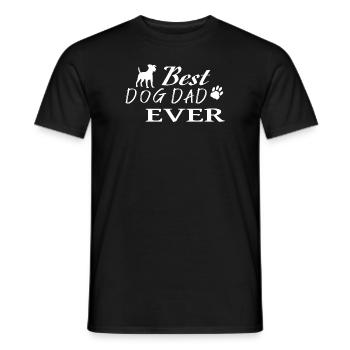 Accessoires pour chiens Terrier Propriétaires de chiens - T-shirt homme - noir - Devant - AI Model Male 178 light (178cm)