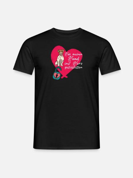 Hundezubehör Terrier Hundebesitzer - Männer T-Shirt - Schwarz