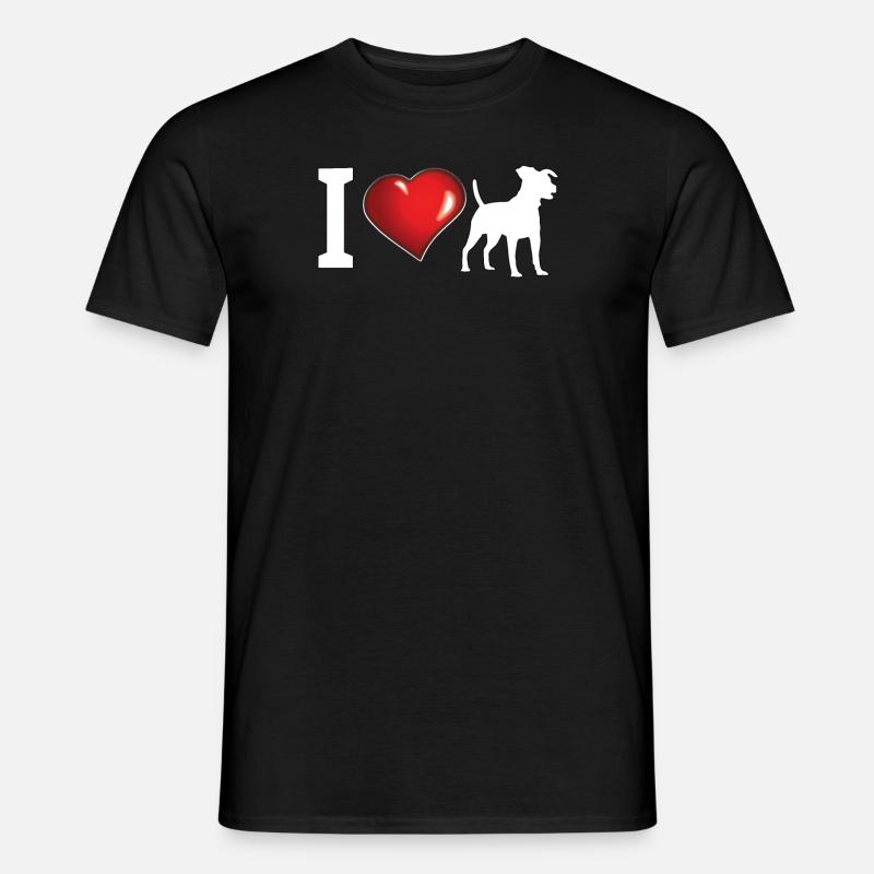 Hundezubehör Terrier Hundebesitzer - Männer T-Shirt - Schwarz