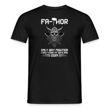 papa Vater Vater Tag Geschenk - Männer T-Shirt - Schwarz - Vorne - AI Model Male 178 light (178cm)