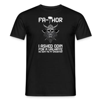 papa Vater Vater Tag Geschenk - Männer T-Shirt - Schwarz - Vorne - AI Model Male 178 light (178cm)