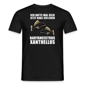 Fish Baryancistrus Xanthellus Fisher Geschenk - Männer T-Shirt - Schwarz - Vorne - AI Model Male 178 light (178cm)