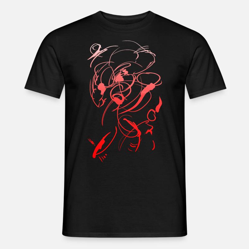 Abstrakt Fantasy Hintergrund - Männer T-Shirt - Schwarz