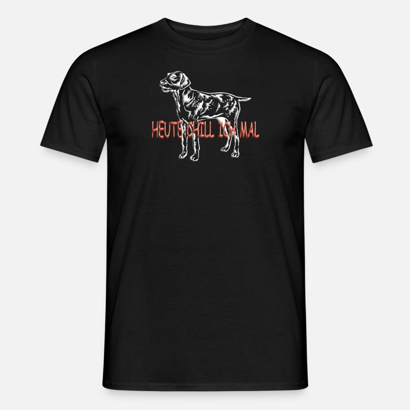 Hunde Deutsch Drahthaar Hundebesitzer - Männer T-Shirt - Schwarz