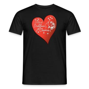Dogs German Wirehaired Dog Owners - Men's T-Shirt - black - Front - AI Model Male 178 light (178cm)