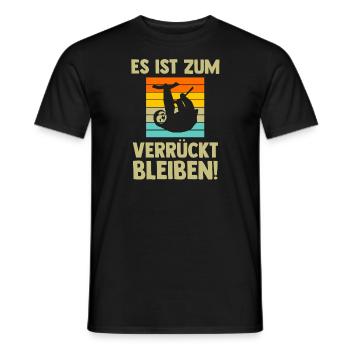 Faultier Sarkasmus Faultiere Geschenk - Männer T-Shirt - Schwarz - Vorne - AI Model Male 178 light (178cm)