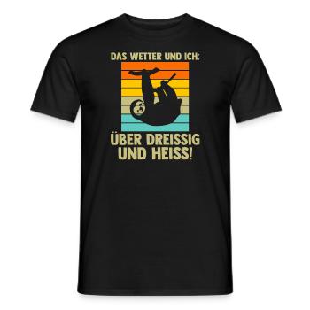 Faultier Sarkasmus Faultier Liebhaber Geschenk - Männer T-Shirt - Schwarz - Vorne - AI Model Male 178 light (178cm)