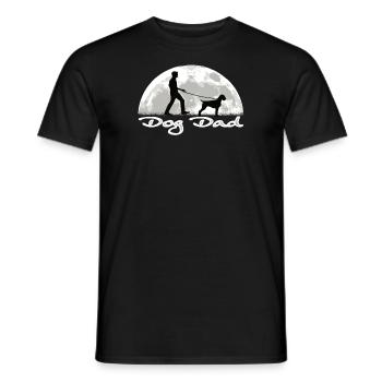 Dogs German Wirehaired Dog Owners - Men's T-Shirt - black - Front - AI Model Male 178 light (178cm)