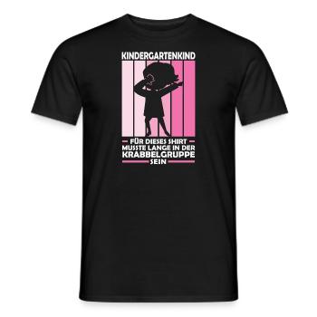 Kindergarten Dabbing Kita-Start Geschenk - Männer T-Shirt - Schwarz - Vorne - AI Model Male 178 light (178cm)