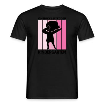 Kindergarten Dabbing Kindergartenanfänger Geschenk - Männer T-Shirt - Schwarz - Vorne - AI Model Male 178 light (178cm)