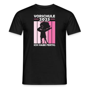 Vorschule 2023 Dabbing Vorschüler Geschenk - Männer T-Shirt - Schwarz - Vorne - AI Model Male 178 light (178cm)